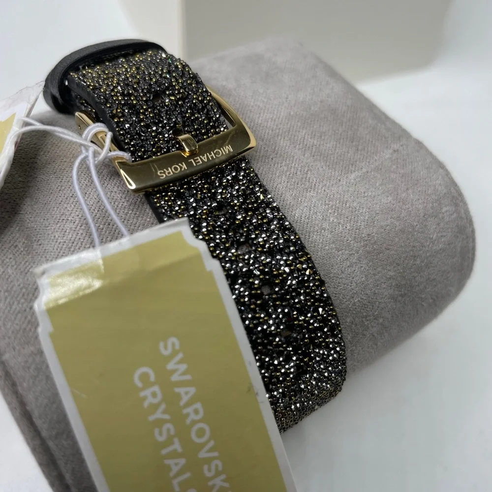 Michael Kors Pyper Swarovski Crystal Black Watch MK2878‎